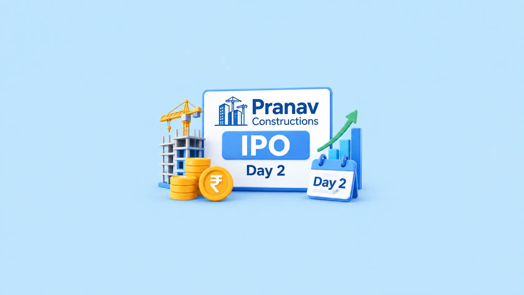 Pranav Constructions IPO Day 2 Subscription: Issue Subscribed 18.20x