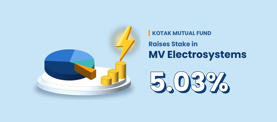 Kotak Mutual Fund Raises Stake in MV Electrosystems to 5.03%