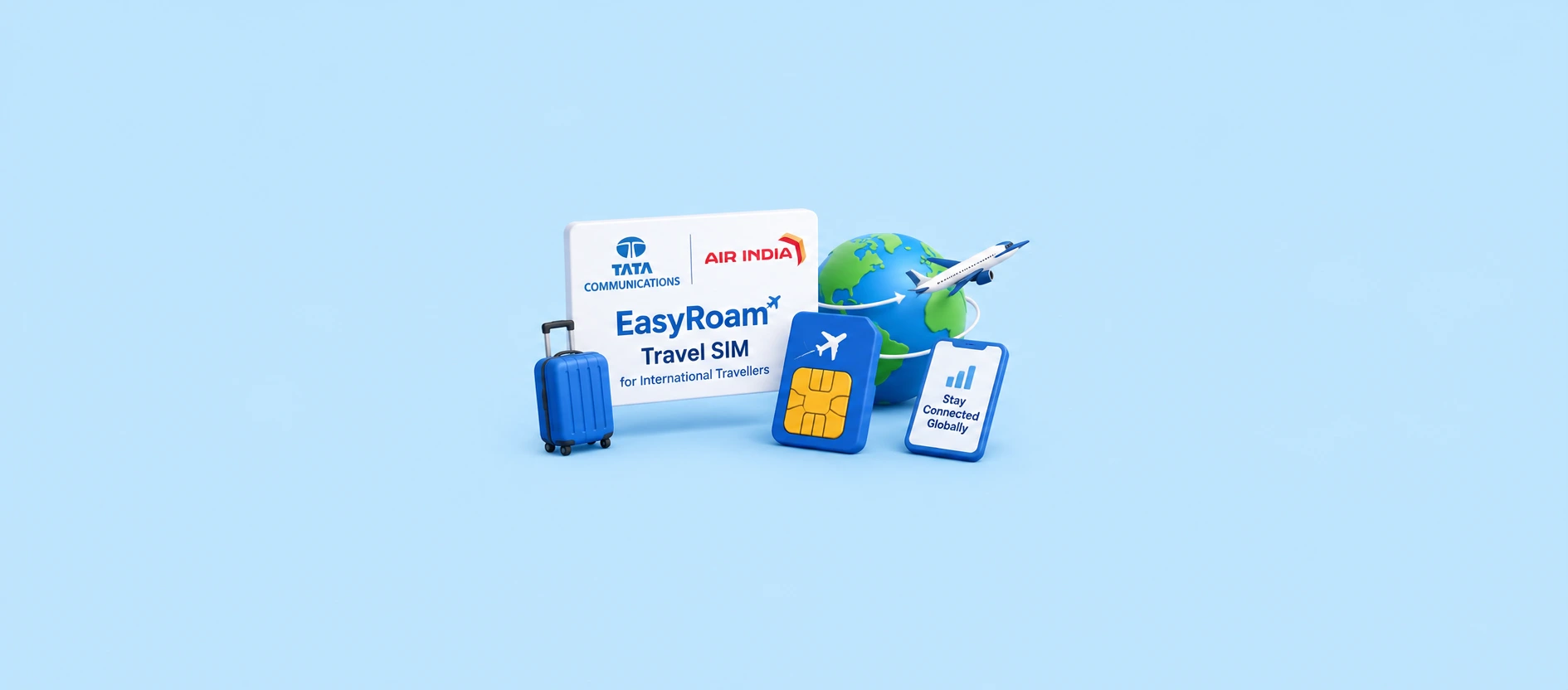 Tata Communications, Air India Launch EasyRoam Travel SIM for International Travellers