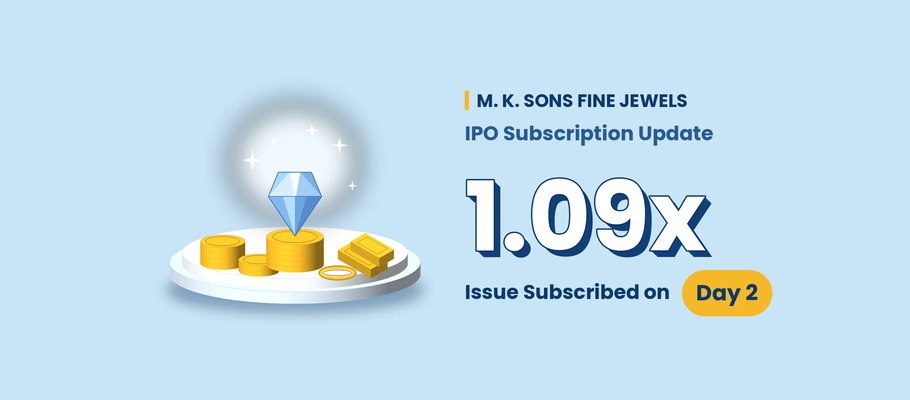 M. K. Sons Fine Jewels IPO Subscription Update: Issue Subscribed 1.09 on Day 2