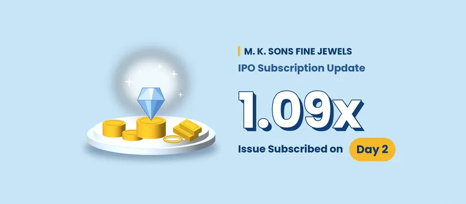 M. K. Sons Fine Jewels IPO Subscription Update: Issue Subscribed 1.09 on Day 2