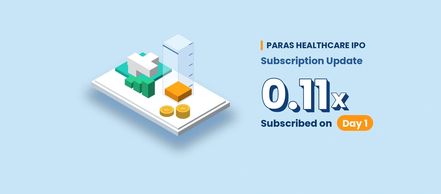 Paras Healthcare IPO Subscription Update: Issue Subscribed 0.11 on Day 1
