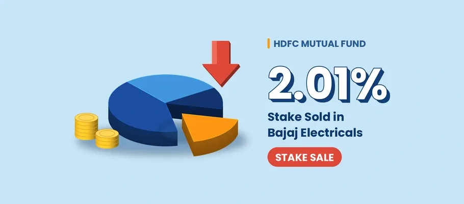 HDFC Mutual Fund Sells 2.01% Stake in Bajaj Electricals