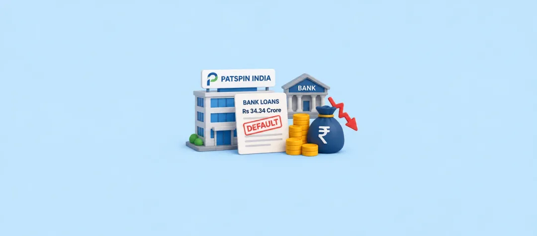 Patspin India Defaults on Rs 34.34 Crore Bank Loans