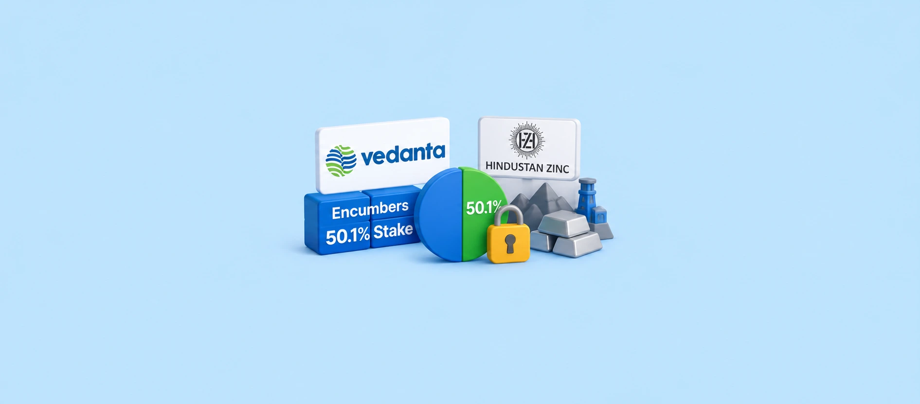 Vedanta Encumbers 50.1% Hindustan Zinc Stake 