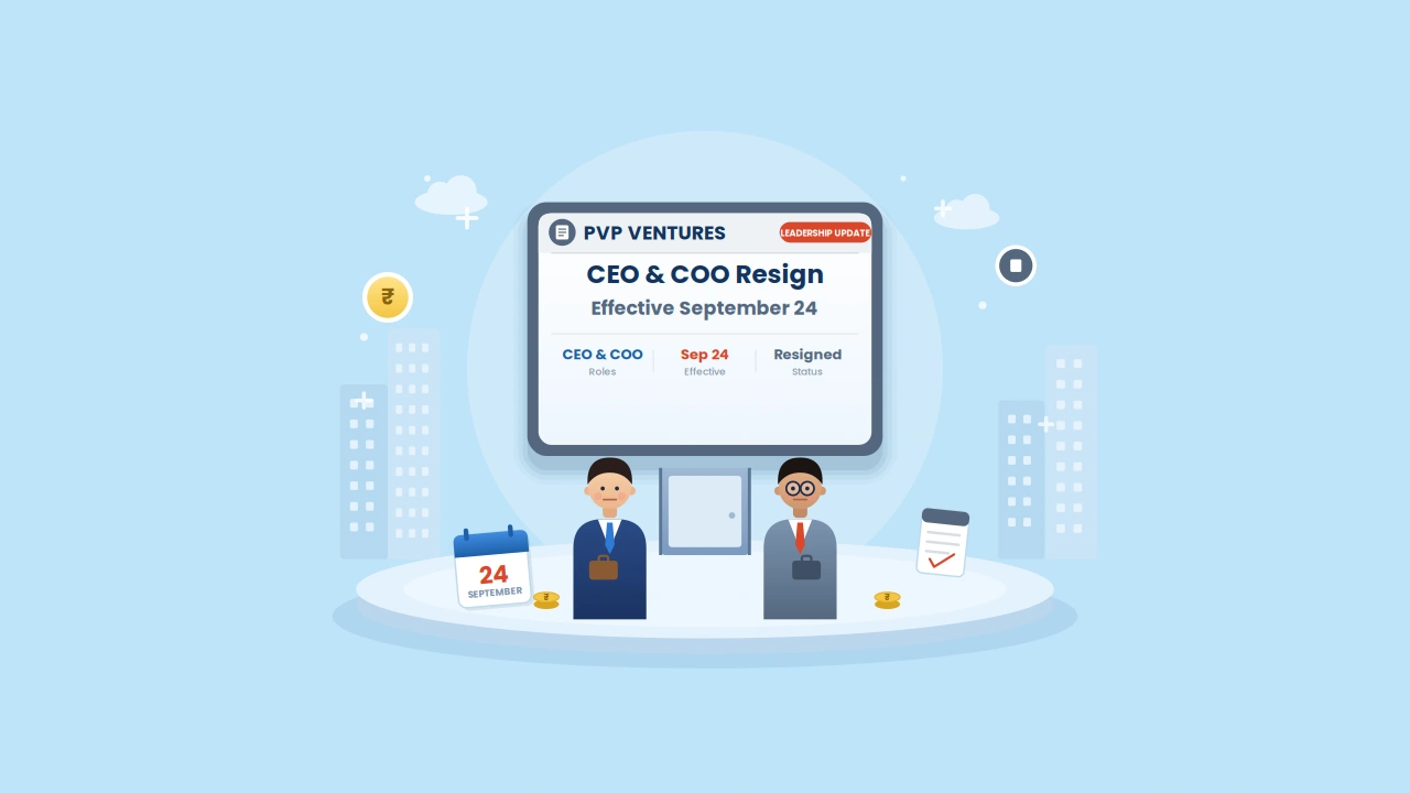 PVP Ventures CEO and COO Resign Effective September 24 2026