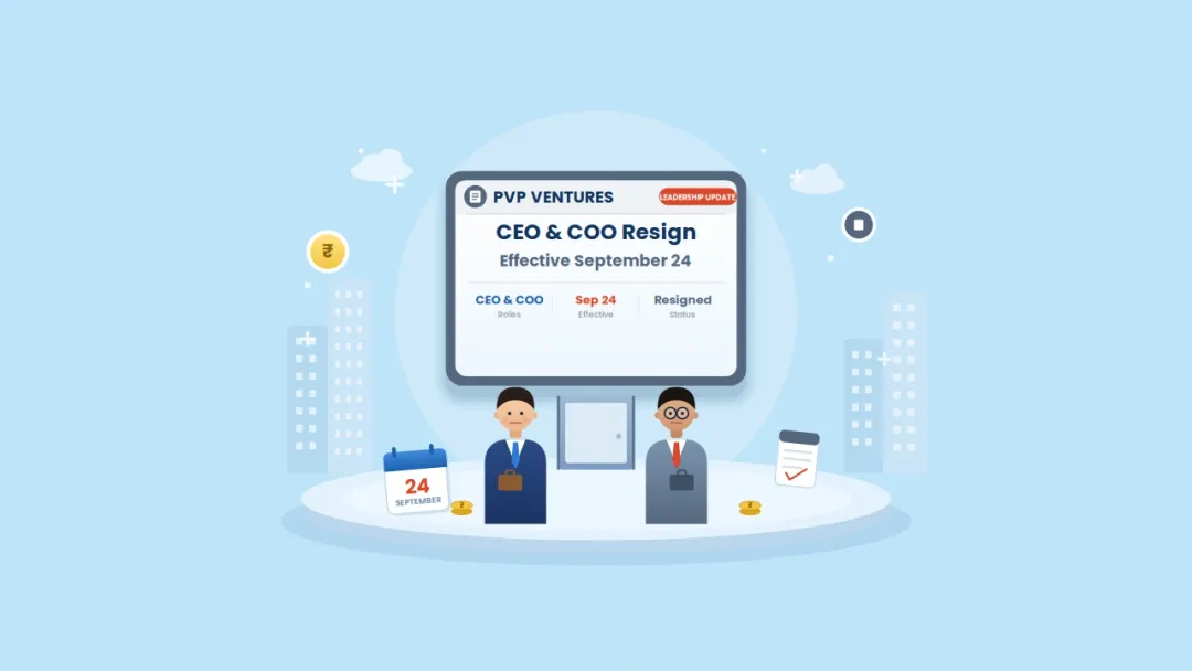 PVP Ventures CEO and COO Resign Effective September 24 2026