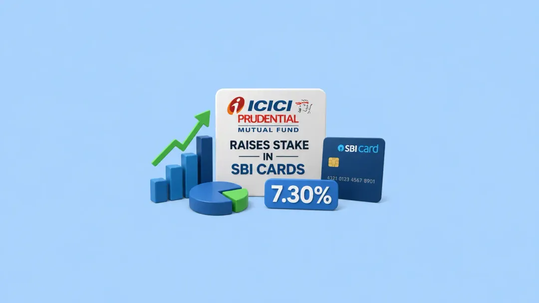 ICICI Prudential Mutual Fund Raises Stake in SBI Cards To 7.30%
