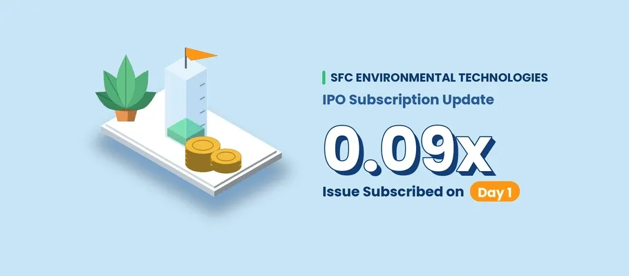 SFC Environmental Technologies IPO Subscription Update: Issue Subscribed 0.09 on Day 1