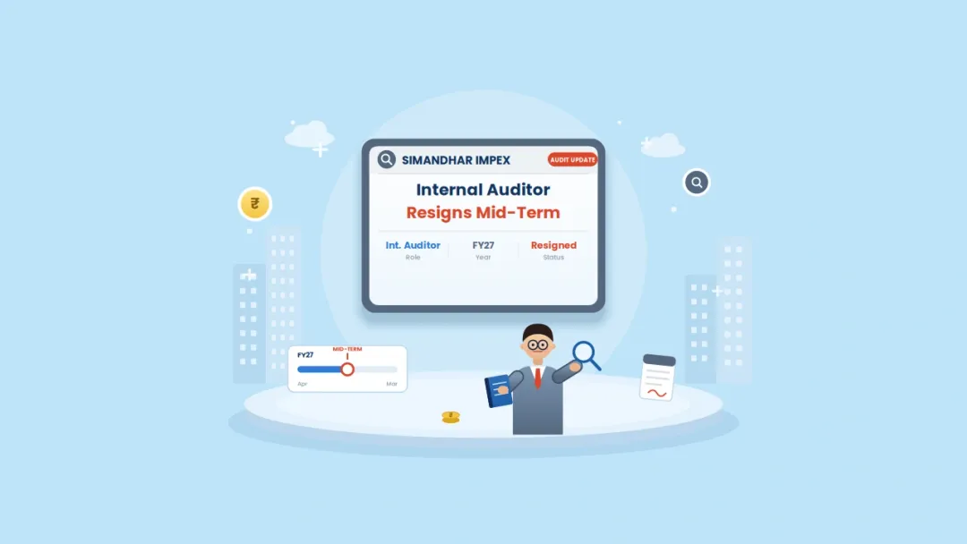 Simandhar Impex Internal Auditor Resigns Mid-Term for FY27